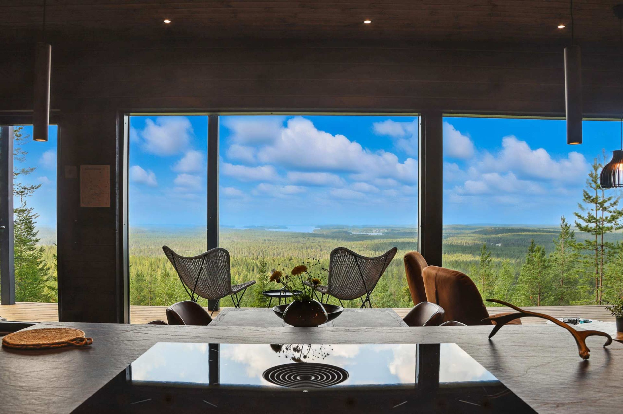 Villa pikkukarhu olohuone